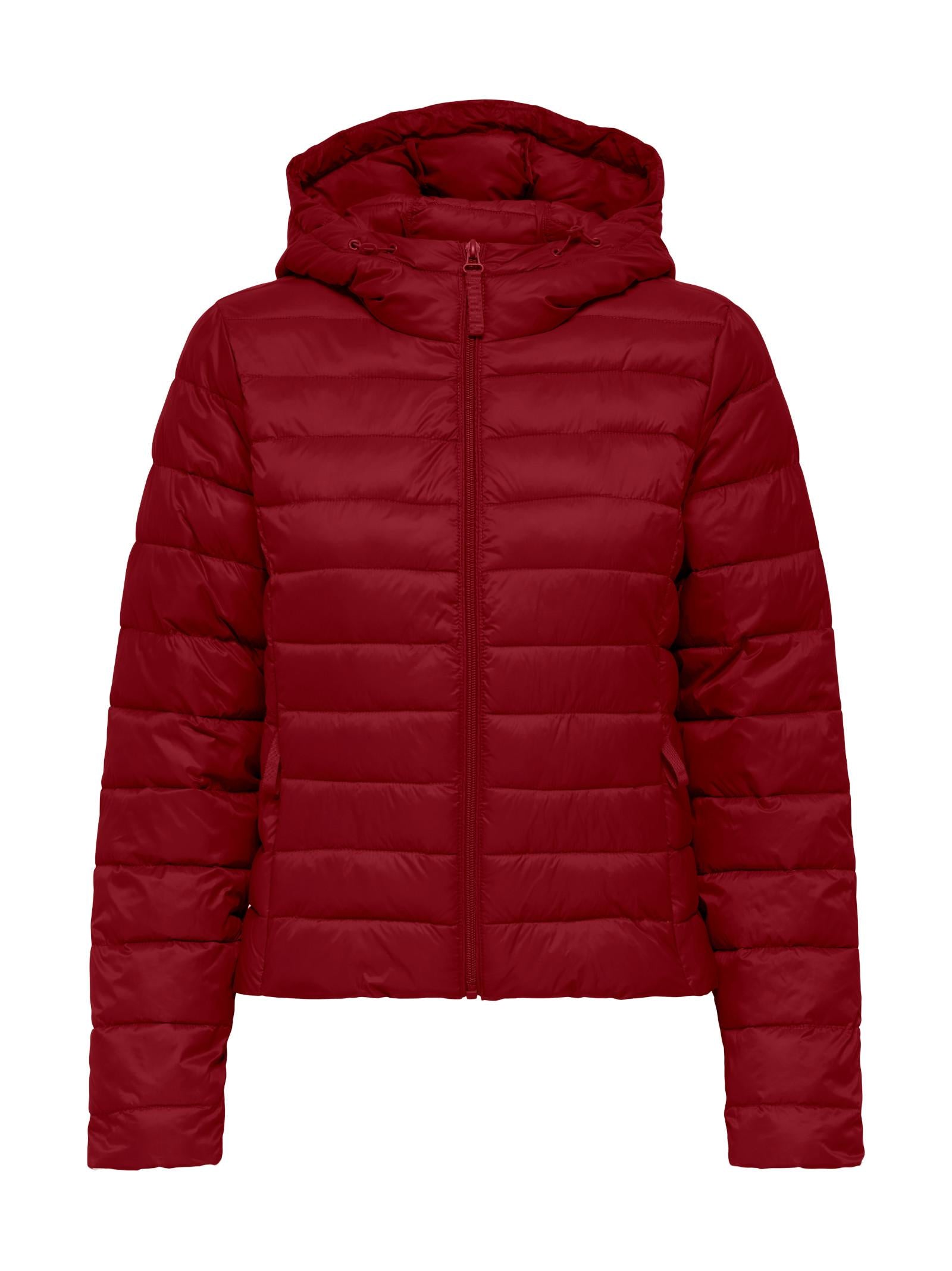 Piumino Only Taia Bordeaux<BR/> con cappuccio 15352020 /Cabernet ONLY 