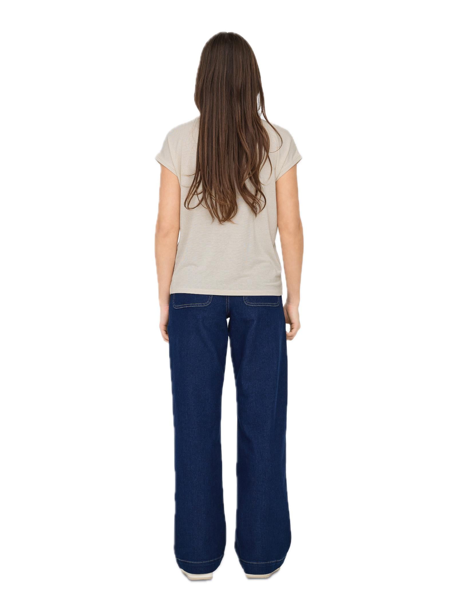 T-shirt Only Bianco Claudia glitter 15318422 /Cloud Dancer ONLY 