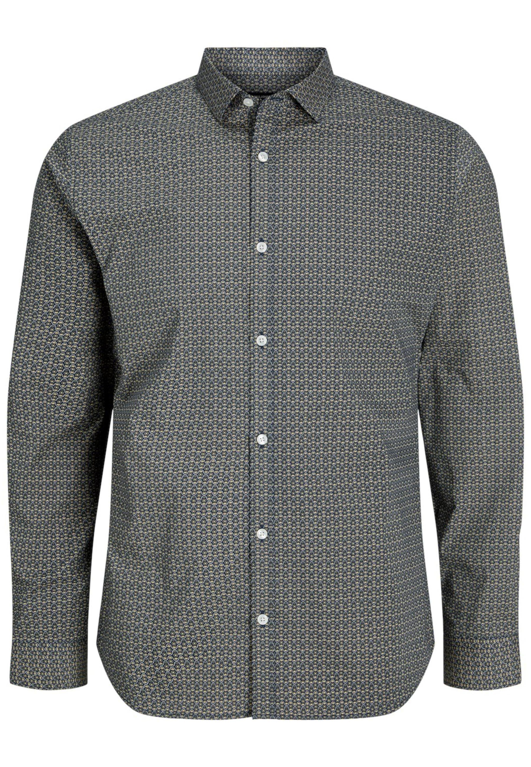 Camicia Jack & Jones Blu/Beige manica lunga