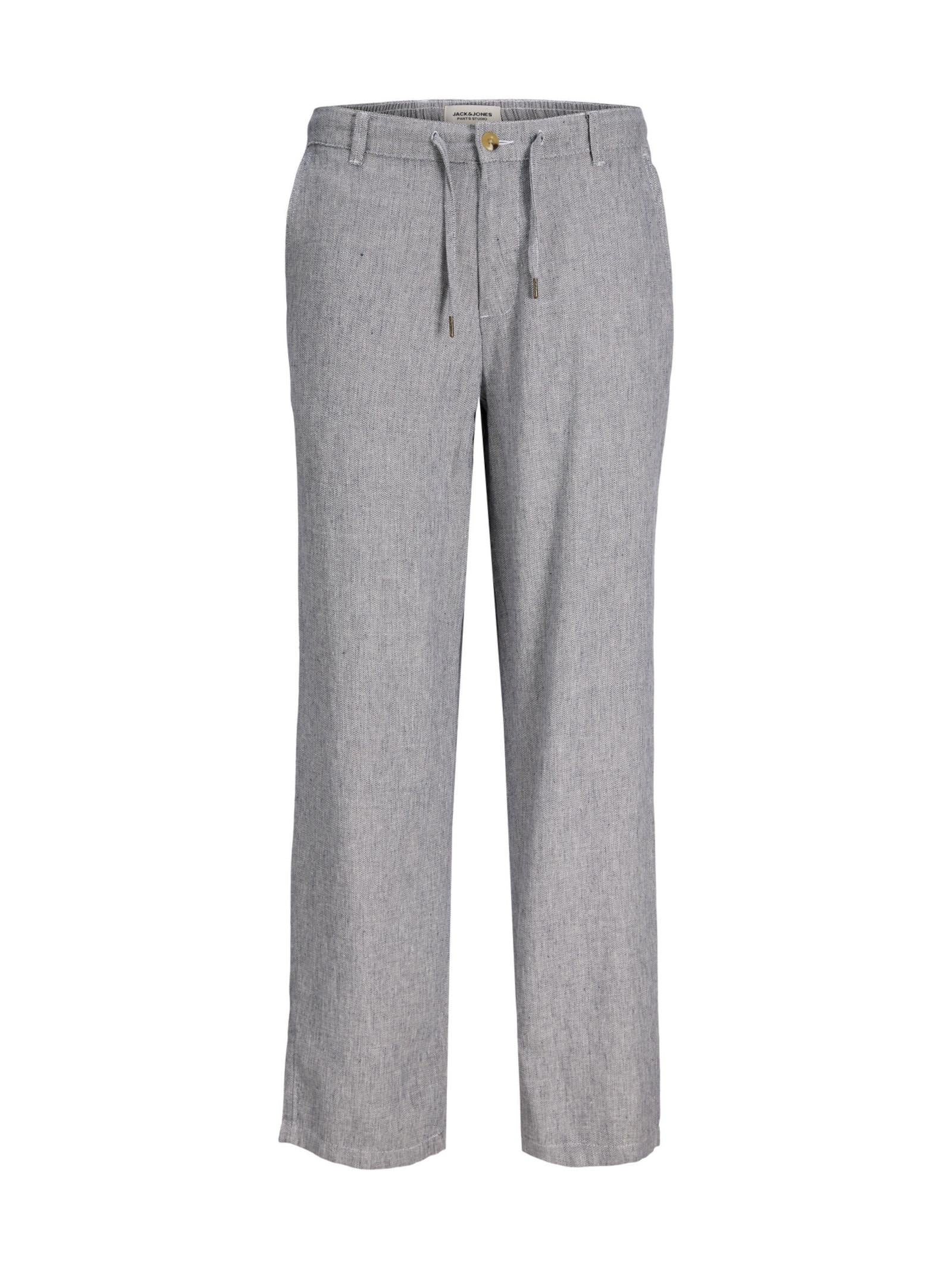 Pantalone Jack & Jones Blu Karl in lino 12269371 /Blue Indigo JACK & JONES 