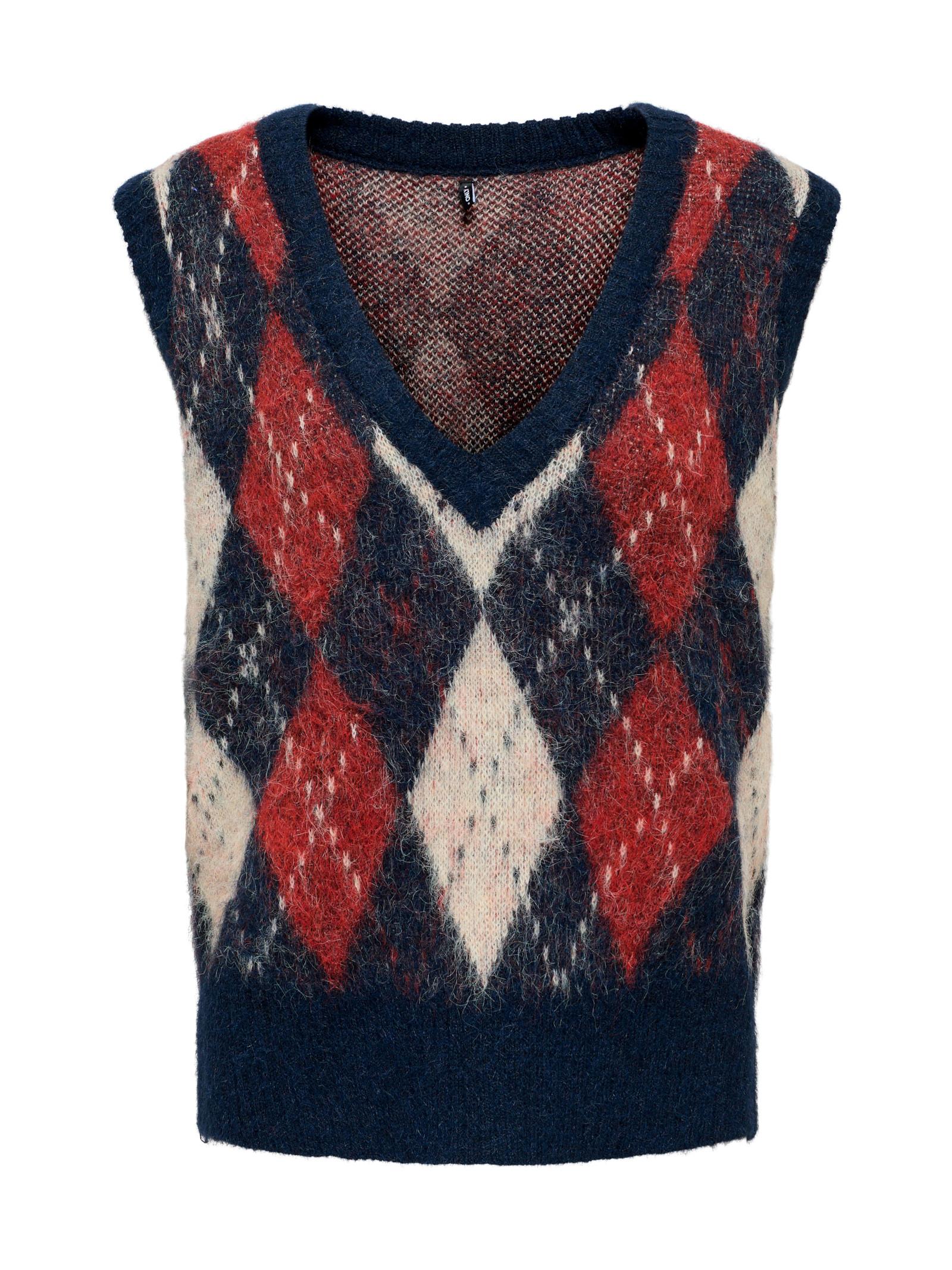 Gilet in maglia Only Noeme Blu 15353229 /Night Sky ONLY 