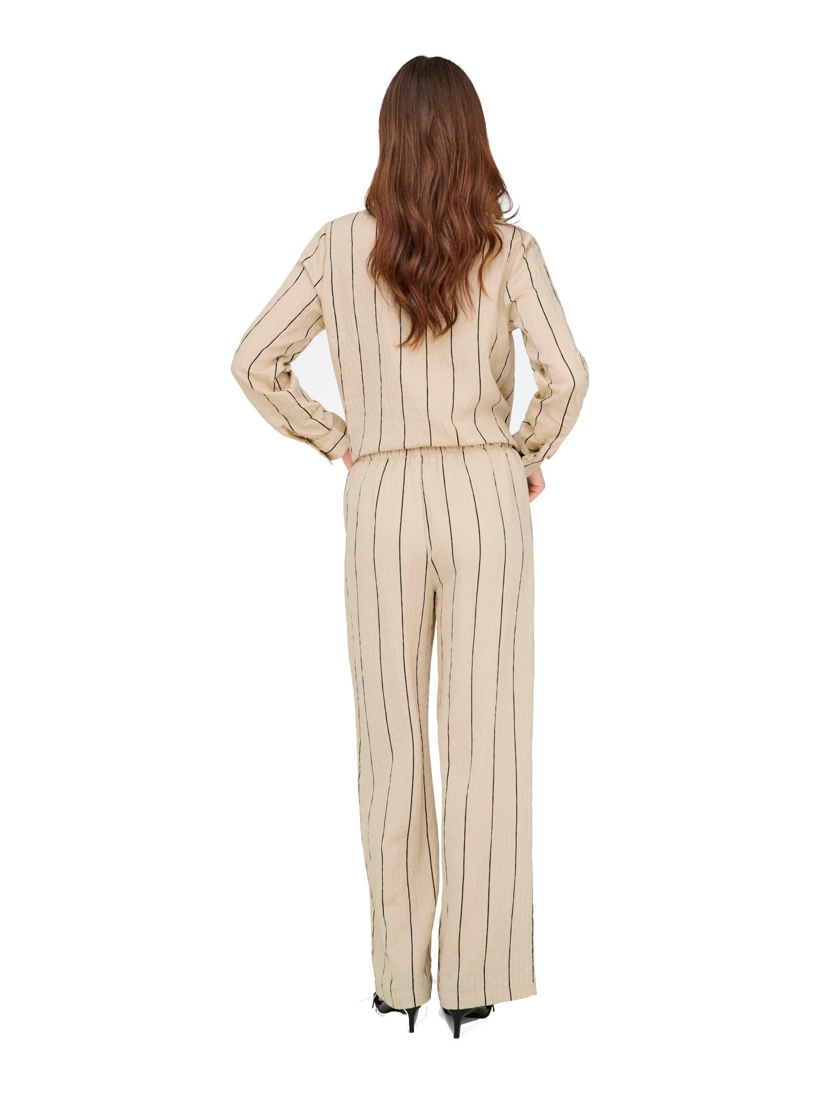 Pantalone JDY Yava Beige Wide 15372484 /Eucalyptus JDY 