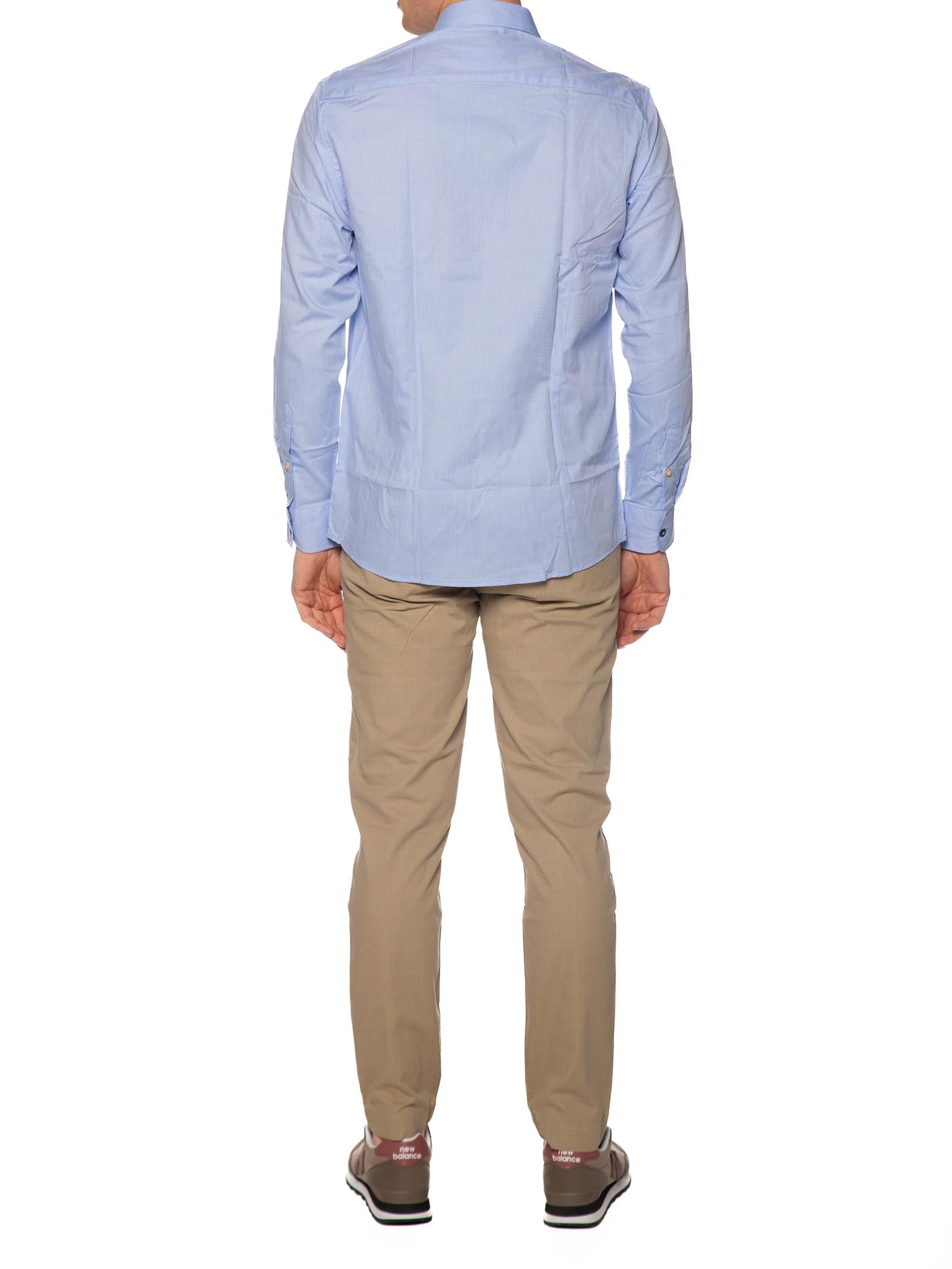 Camicia Seinse Celeste microfantasia CE1090 CELESTE SEINSE 