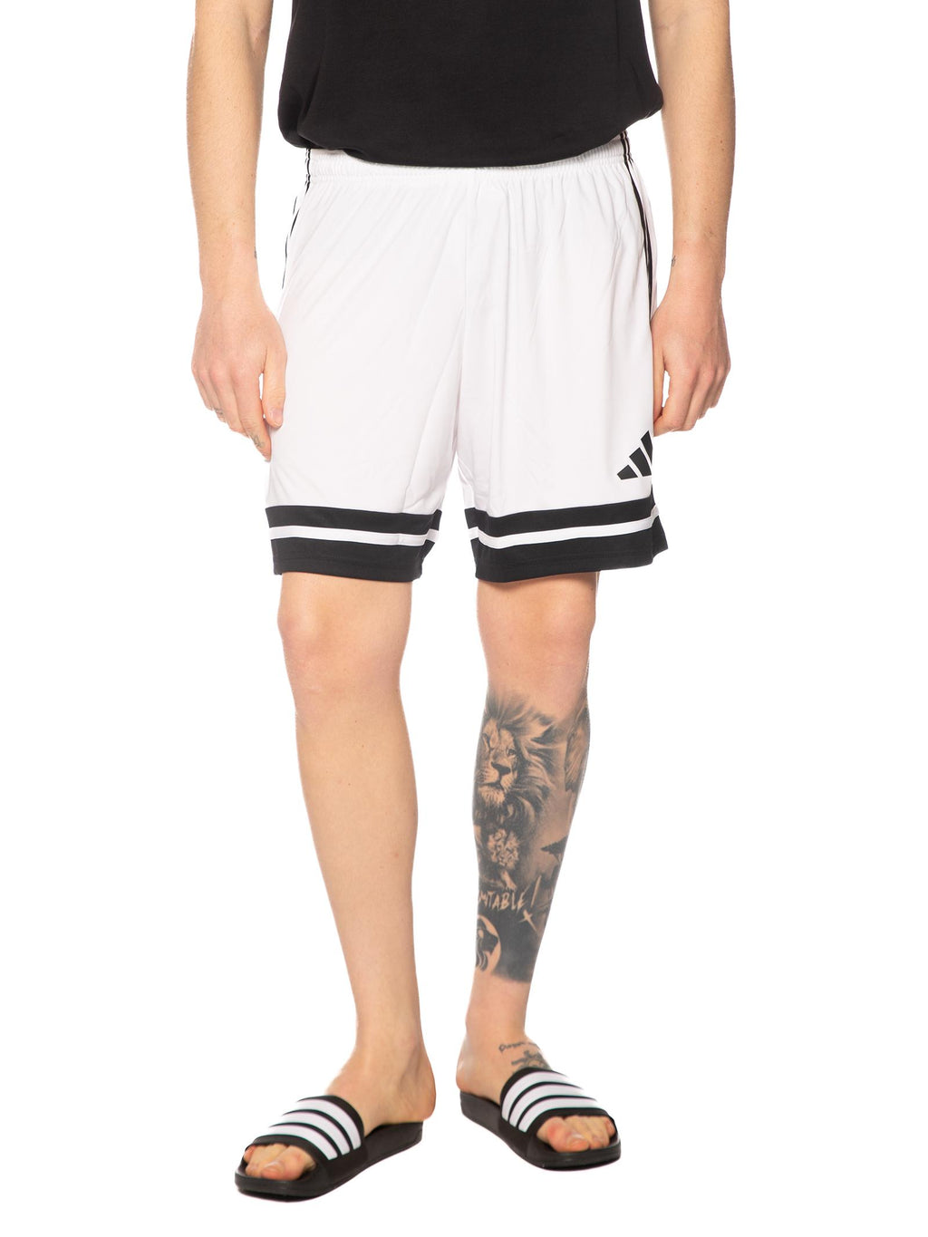 Bermuda Adidas Bianco acetato JH3412 BIANCO ADIDAS 