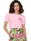 T-shirt ONLY Kita Rosa manica corta 15291465 /Romance Rose ONLY 