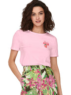 T-shirt ONLY Kita Rosa manica corta 15291465 /Romance Rose ONLY 