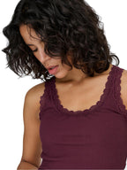 Top Only Bordeaux Sara pizzo 15345994 /Burgundy ONLY 