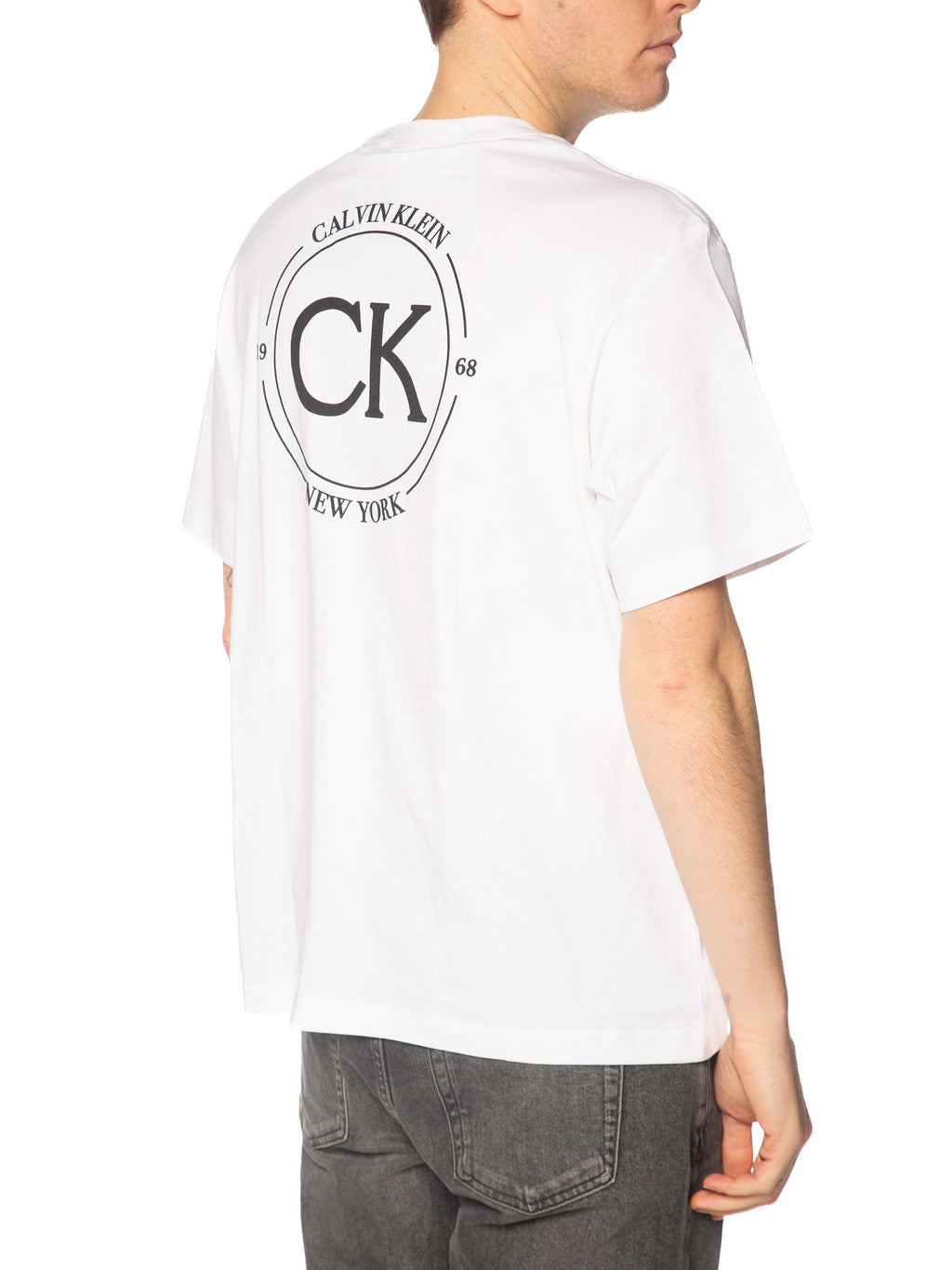 T-shirt Calvin Klein Jeans Bianco Graphic LV04RE825G YAF CALVIN KLEIN 