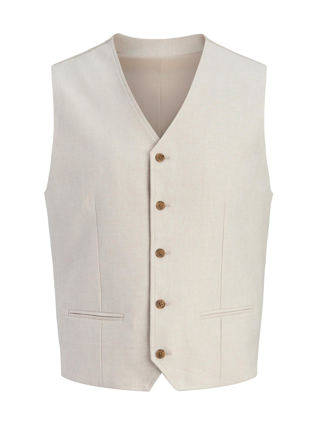 Gilet Jack & Jones Beige 4 bottoni 12292461 /Ancient Scroll JACK & JONES 
