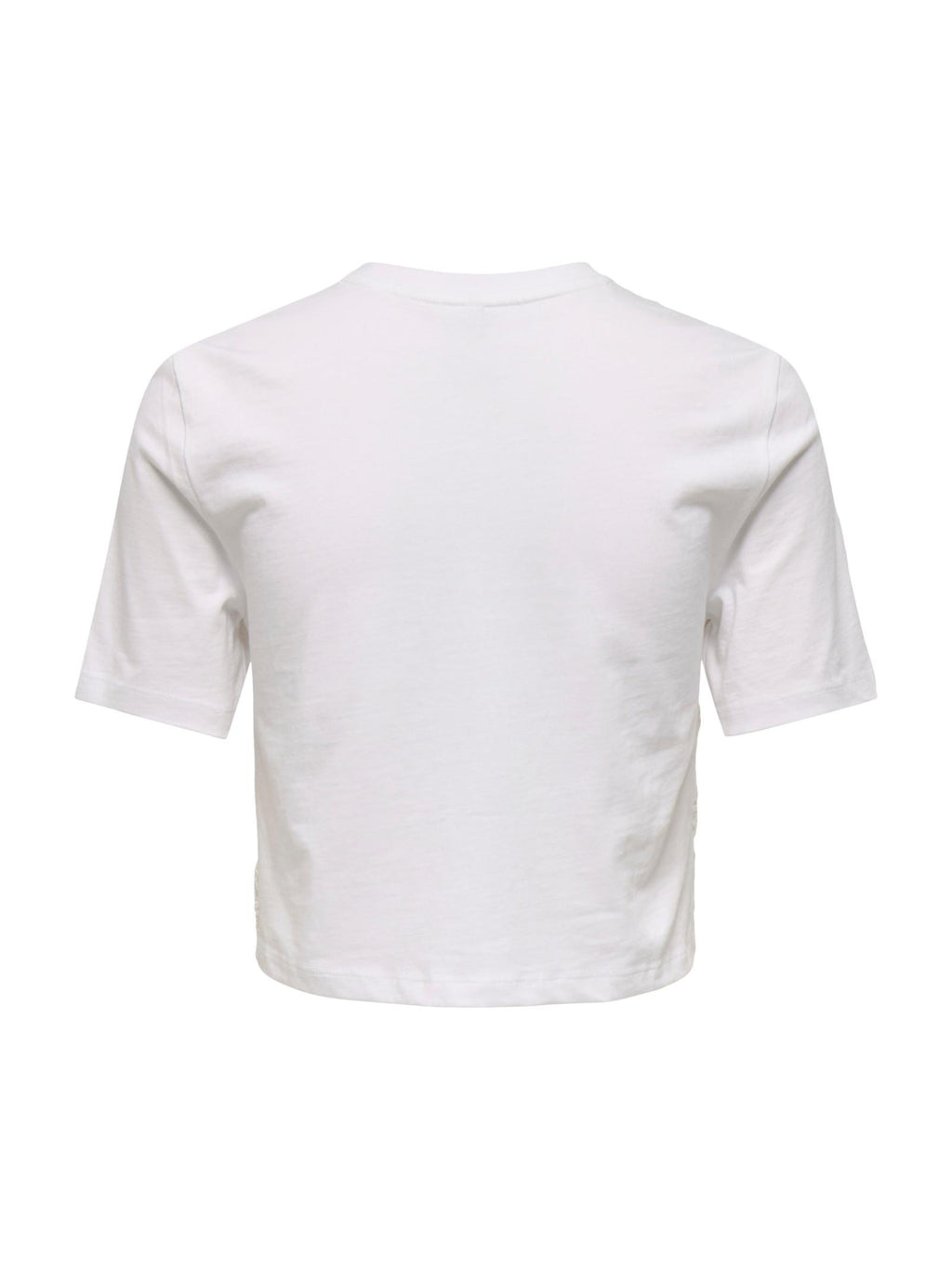 T-shirt Only Bianco Betsy dettaglio pizzo 15346327 /Bright White ONLY 