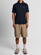 Polo Lyle & Scott Blu colletto riga SP2402V DARK NAVY LYLE & SCOTT 