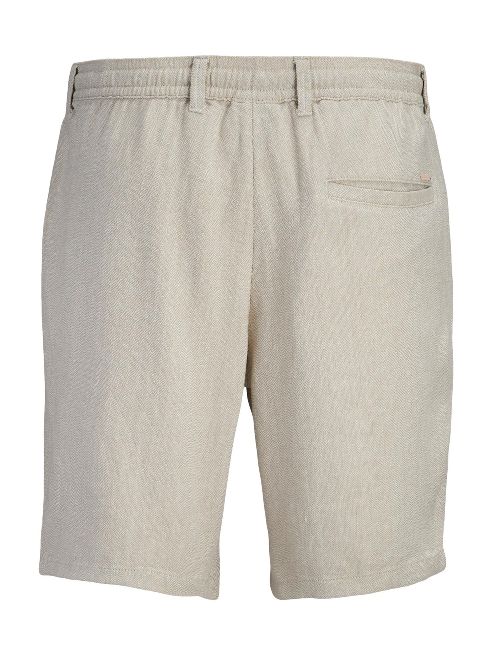 Bermuda Jack & Jones Stace Sabbia in lino 12269376 /Vetiver JACK & JONES 