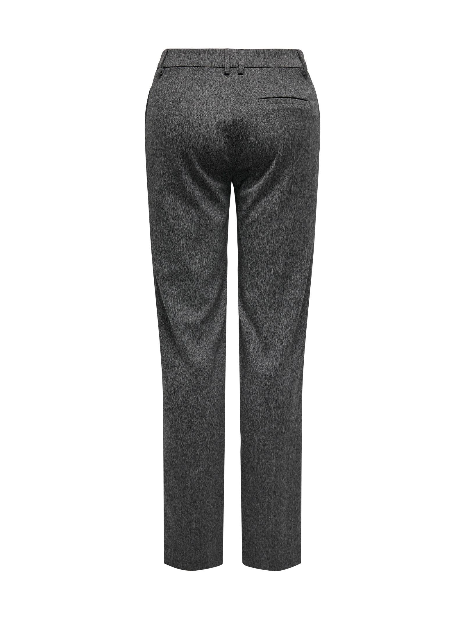 Pantalone Only Marnie Antracite slim straight 15357615 /Dark Grey Melange ONLY 