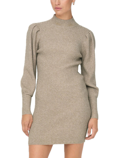 Abito Only  Katia Beige  a collo alto 15232502 /Mocha Meringue ONLY 