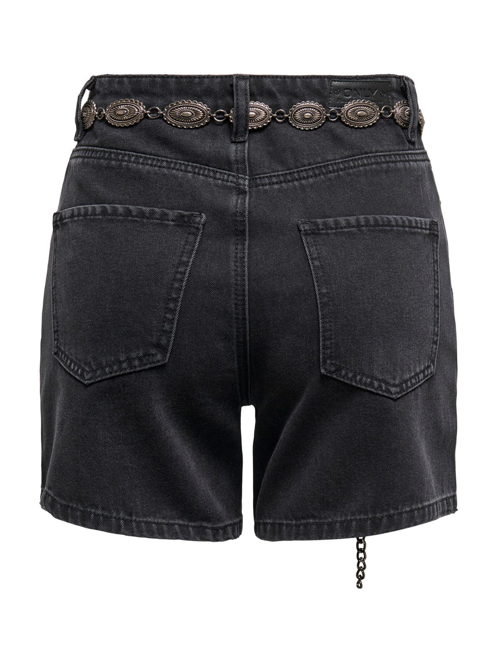 Shorts Only Nero Vega a vita alta 15349509 /Washed Black ONLY 