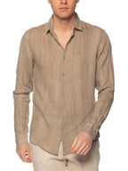Camicia Gianni Lupo Fango mussolina GL7831S FANGO GIANNI LUPO 