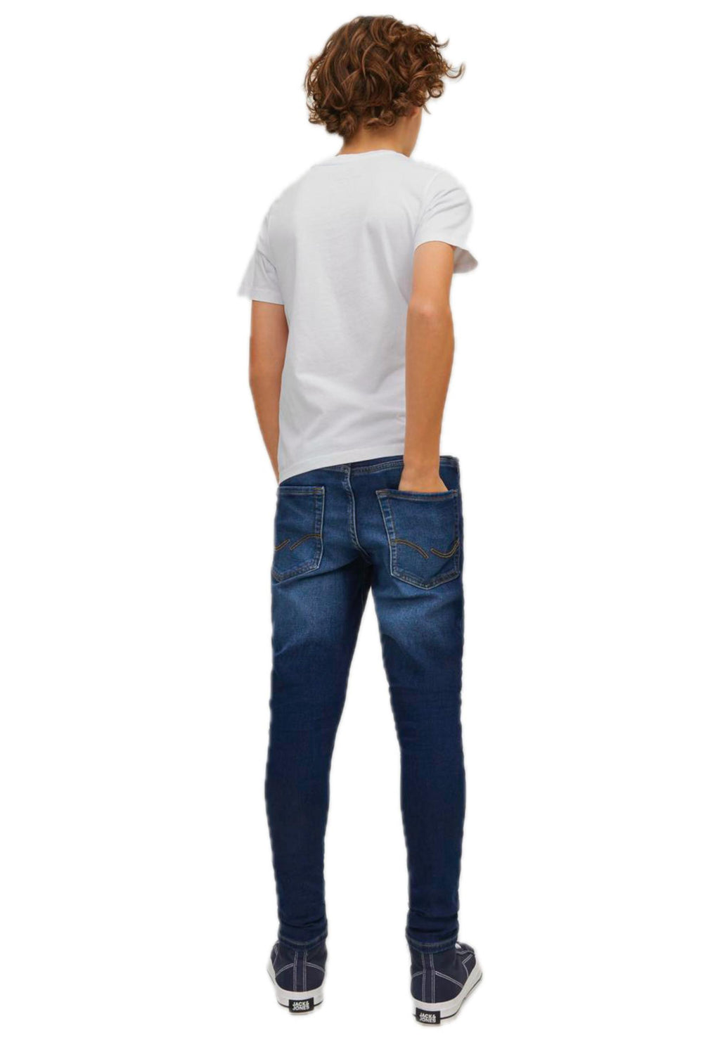 T-Shirt Jack & Jones Junior Bianco