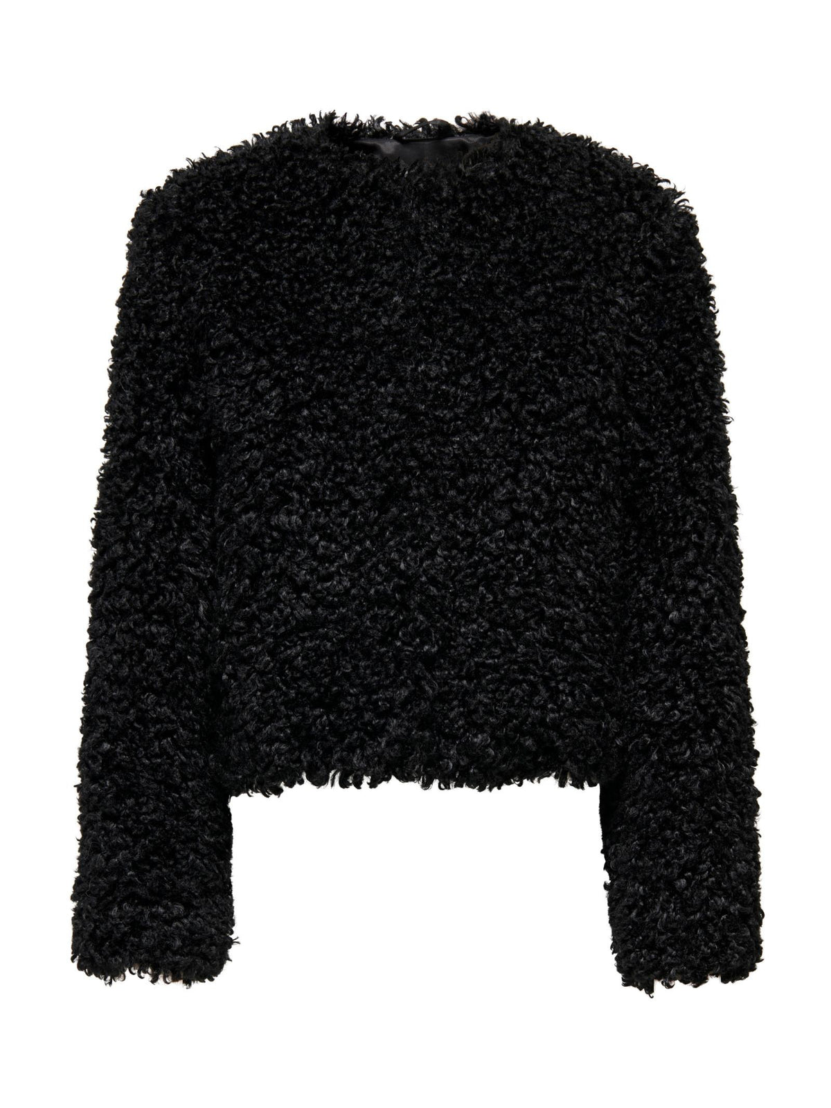 Giubbotto Jacqueline De Yong Neo Nero con finta pelliccia 15355125 /Black JDY 