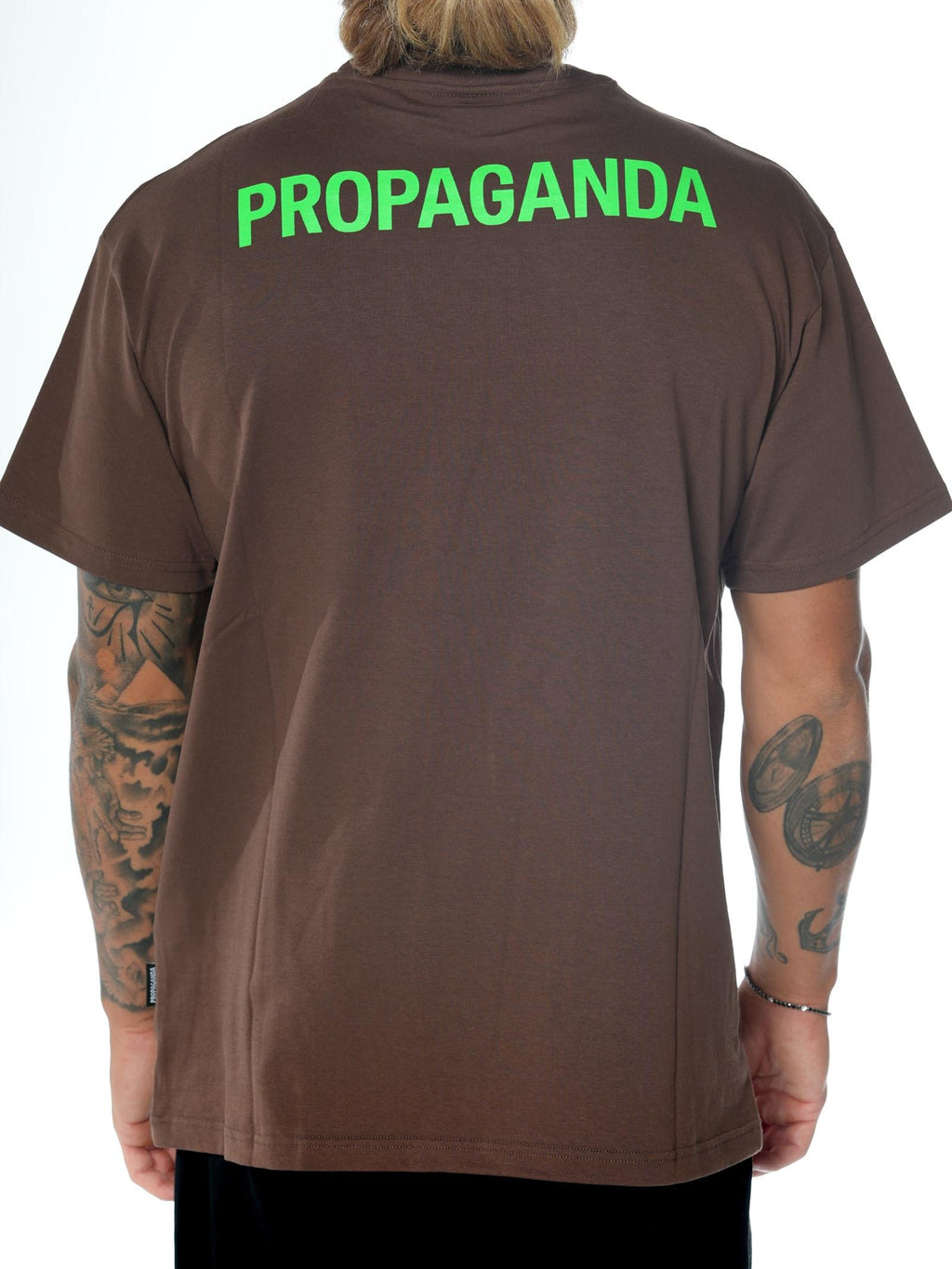 T-shirt Propaganda Marrone Logo classic TS524 MARRONE PROPAGANDA 