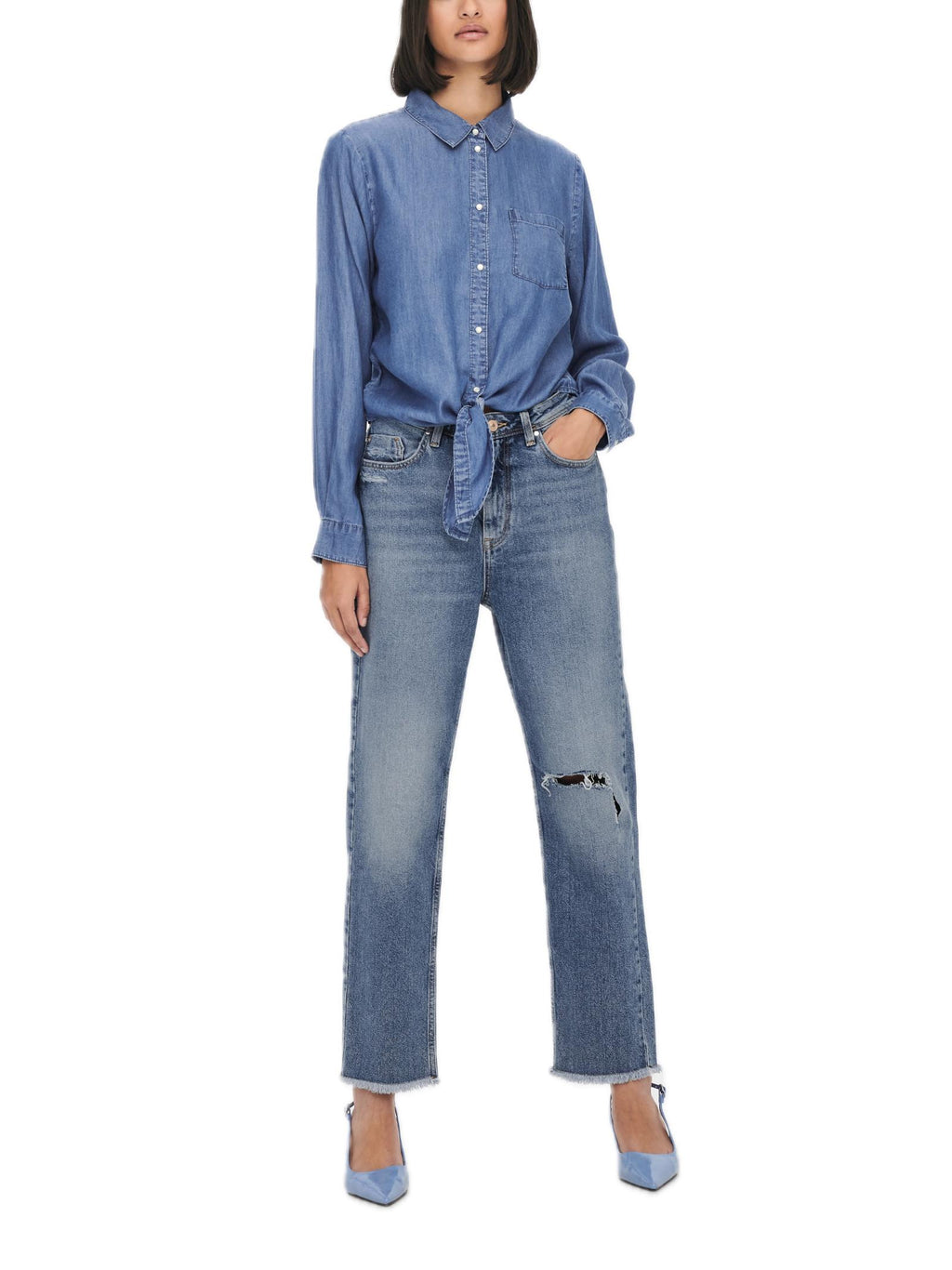 Camicia JDY Medium Blue Denim Jasper 15252957 /Medium Blue Denim JDY 