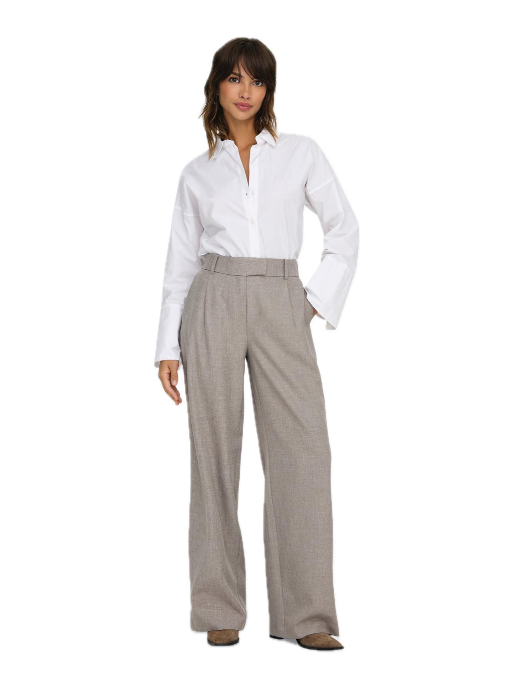 Pantalone Only Linda Fango Straight fit 15336761 /Fungi ONLY 
