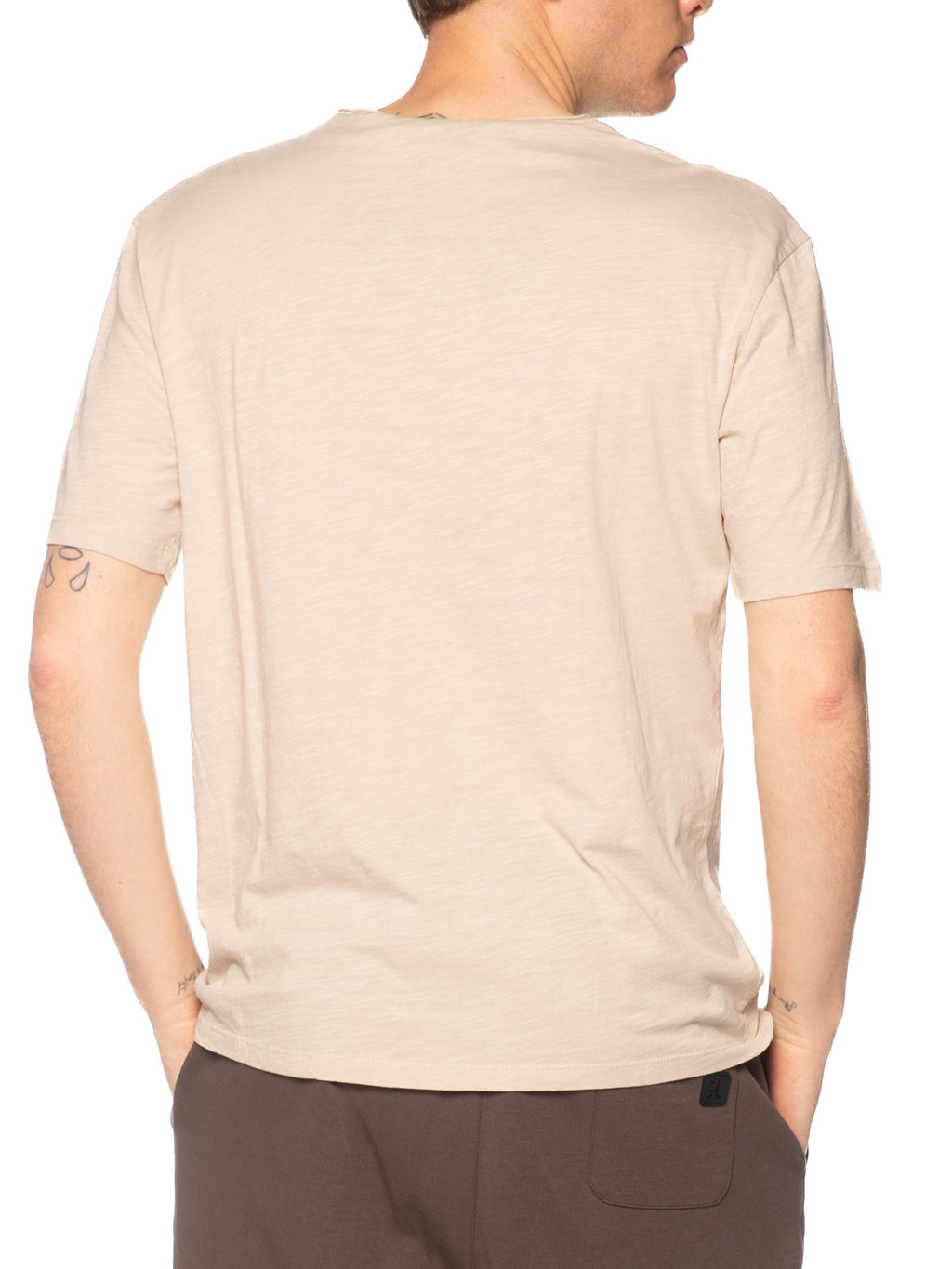 T-shirt Gianni Lupo Beige taglio vivo GL1053F BEIGE GIANNI LUPO 