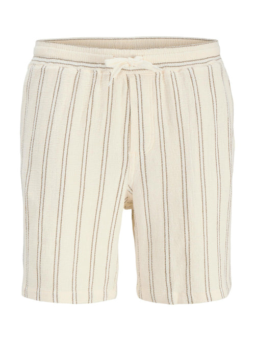 Bermuda Jack & Jones Jaiden Bianco a righe 12274413 /Antique White JACK & JONES 