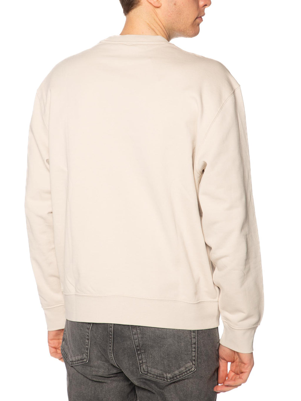 Felpa Calvin Klein Beige Badge LV04RG268G 2JX CALVIN KLEIN 