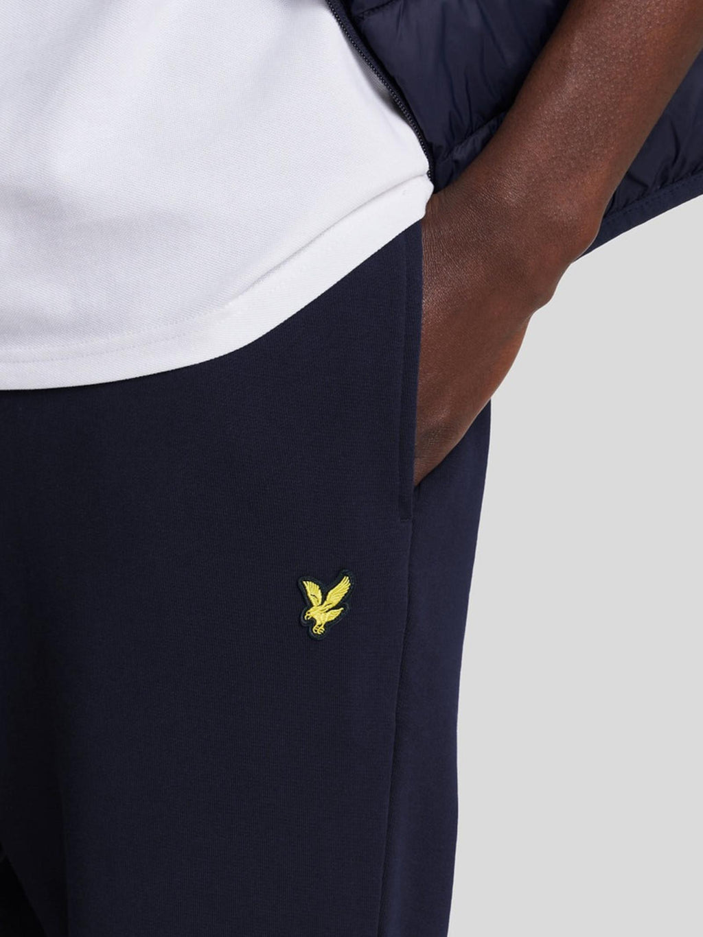 Pantalone Lyle & Scott Blu in felpa ML720VOG DARK NAVY LYLE & SCOTT 