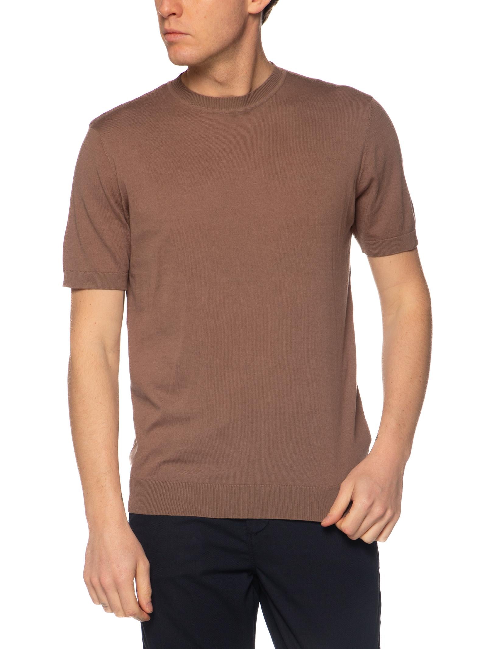 T-shirt Seinse Fango in maglia manica corta ME3186 FANGO SEINSE 