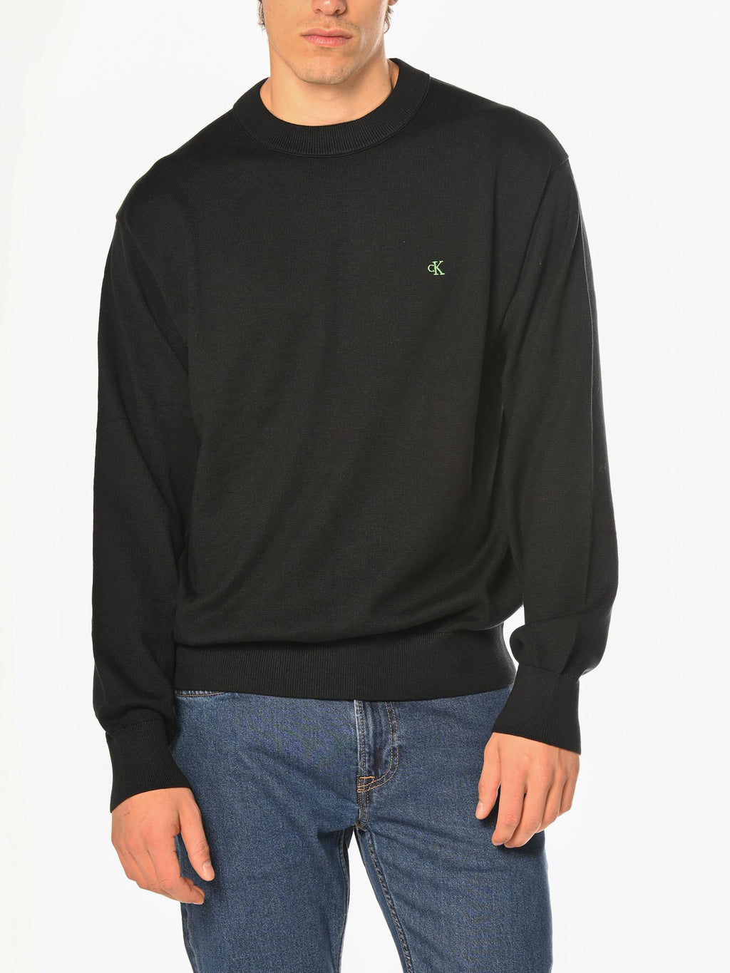 Maglia Calvin Klein Nero Crew LV04RC309G UB1 CALVIN KLEIN 