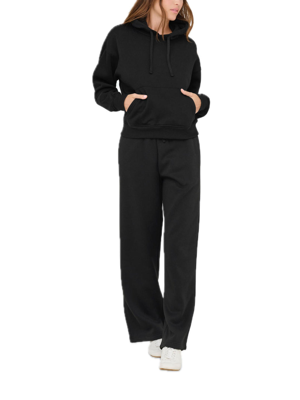 Pantalone in felpa Only Best Nero Wide fit 15338734 /Black ONLY 