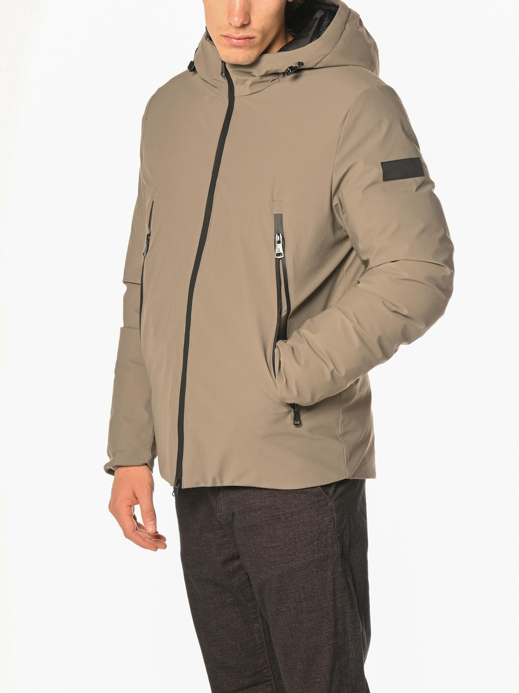 Giubbotto Gianni Lupo Fango con cappuccio GL5069BD MUD GIANNI LUPO 