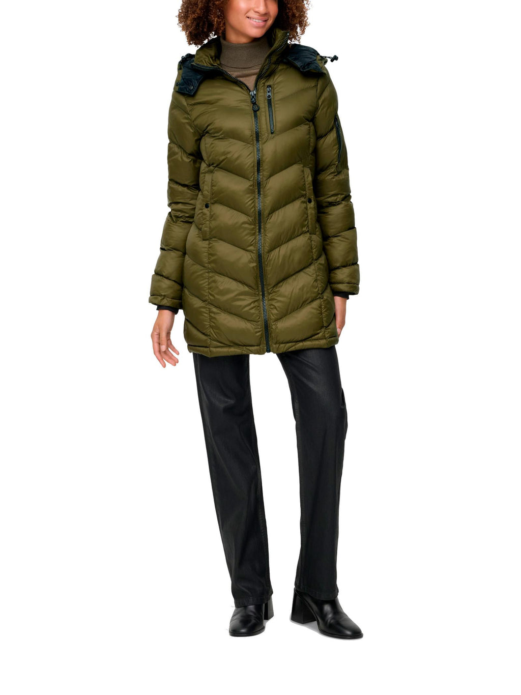 Parka Only Tahia Verde con cappuccio 15348746 /Beech ONLY 