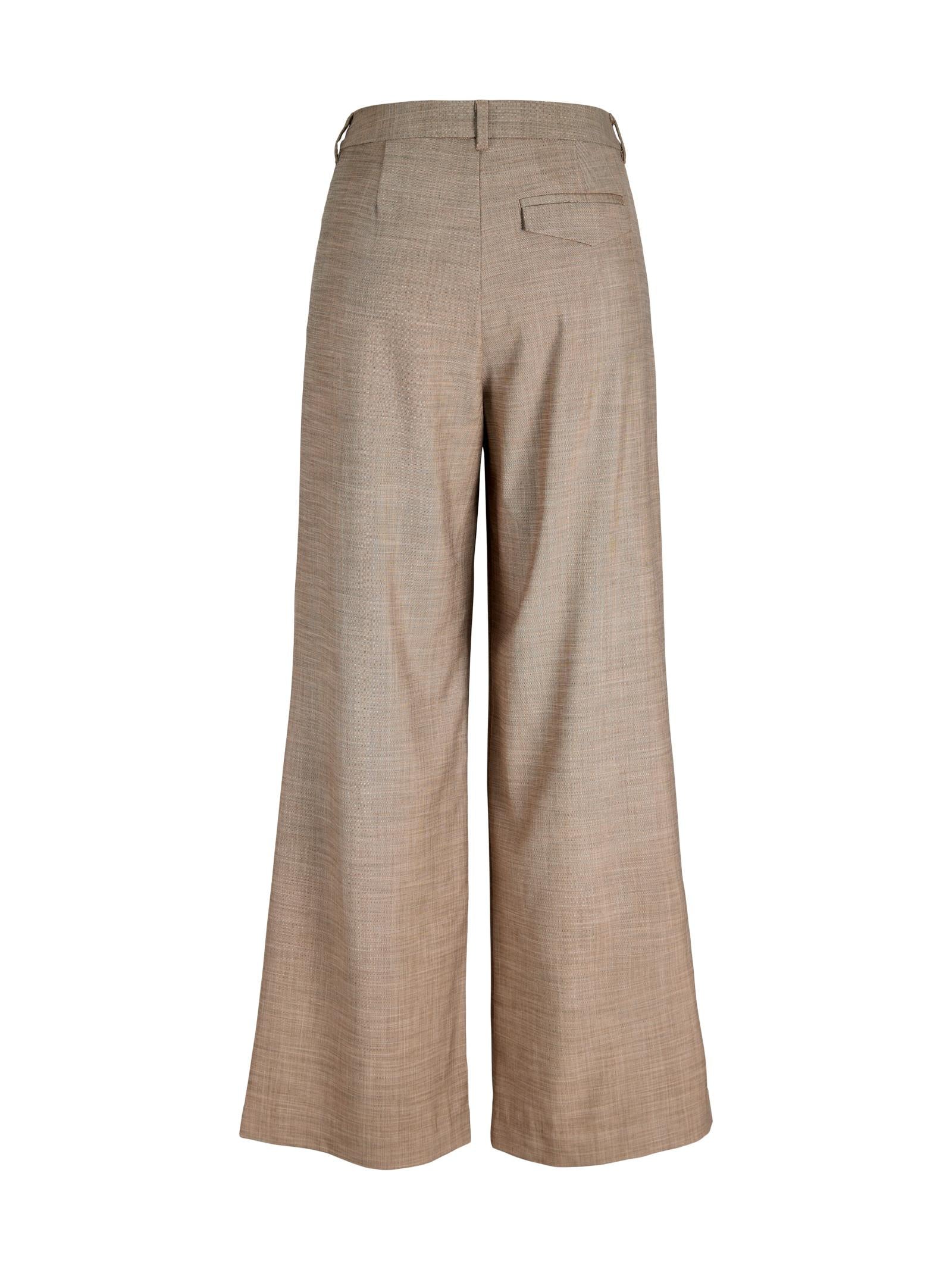 Pantalone JJXX Moni Beige melange Loose 12287952 /Coriander JJXX 