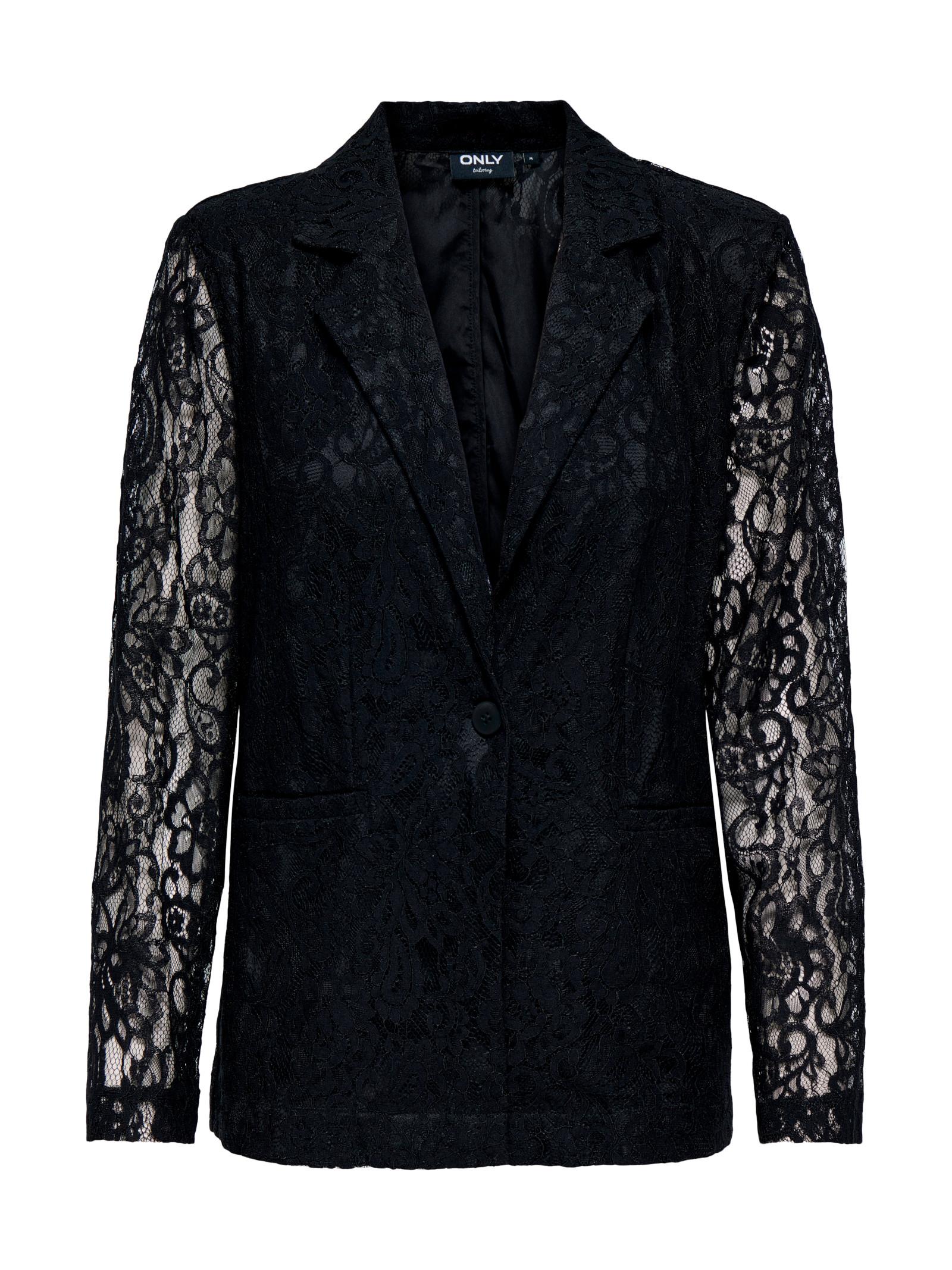 Blazer Only Emia Nero in pizzo 15358419 /Black ONLY 
