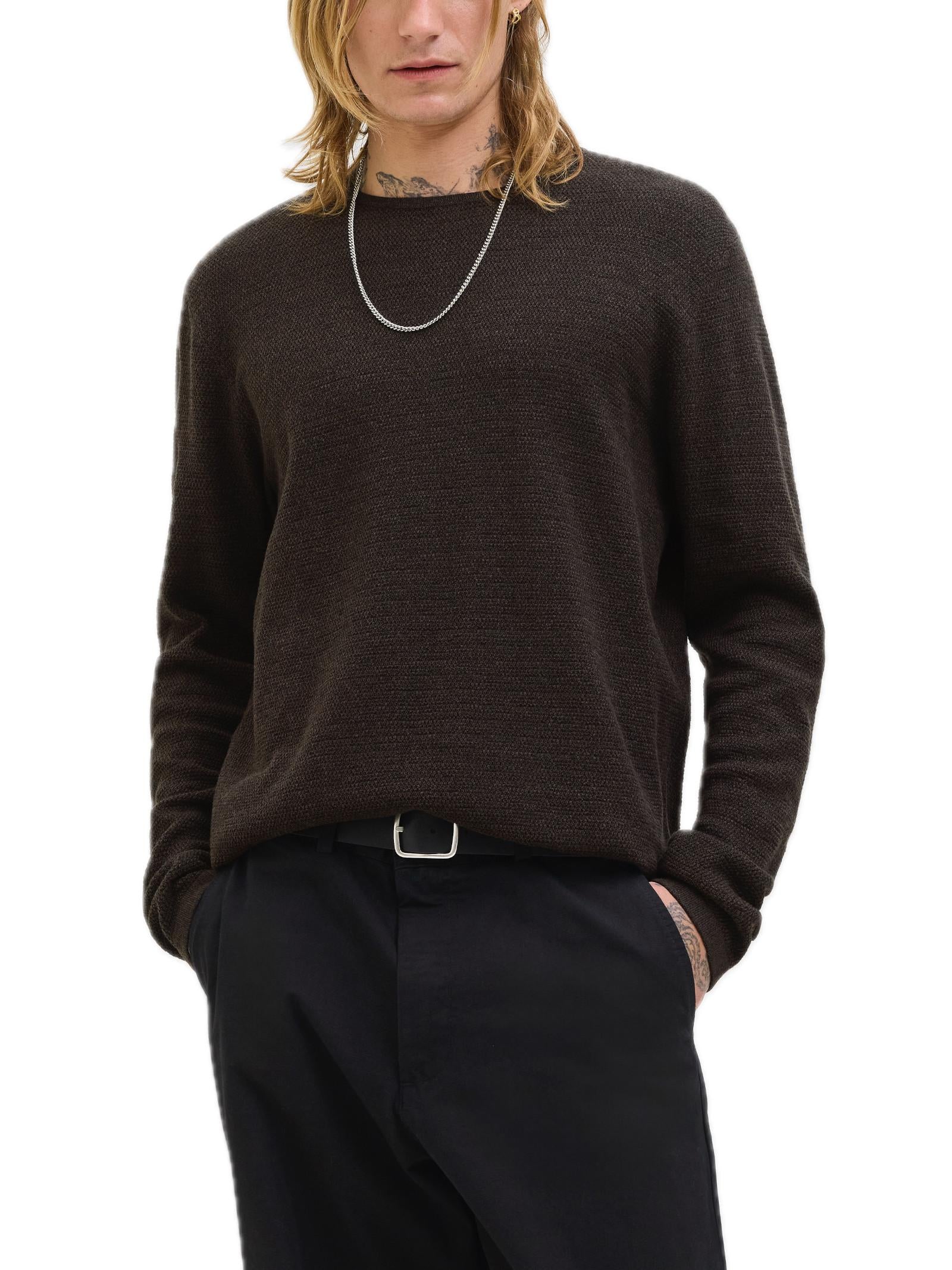 Maglia Jack & Jones George Marrone girocollo 12268279 /Delicioso JACK & JONES 