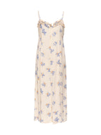 Abito Only Nelly Bianco lungo smanicato con balza 15322844 /Cloud Dancer ONLY 