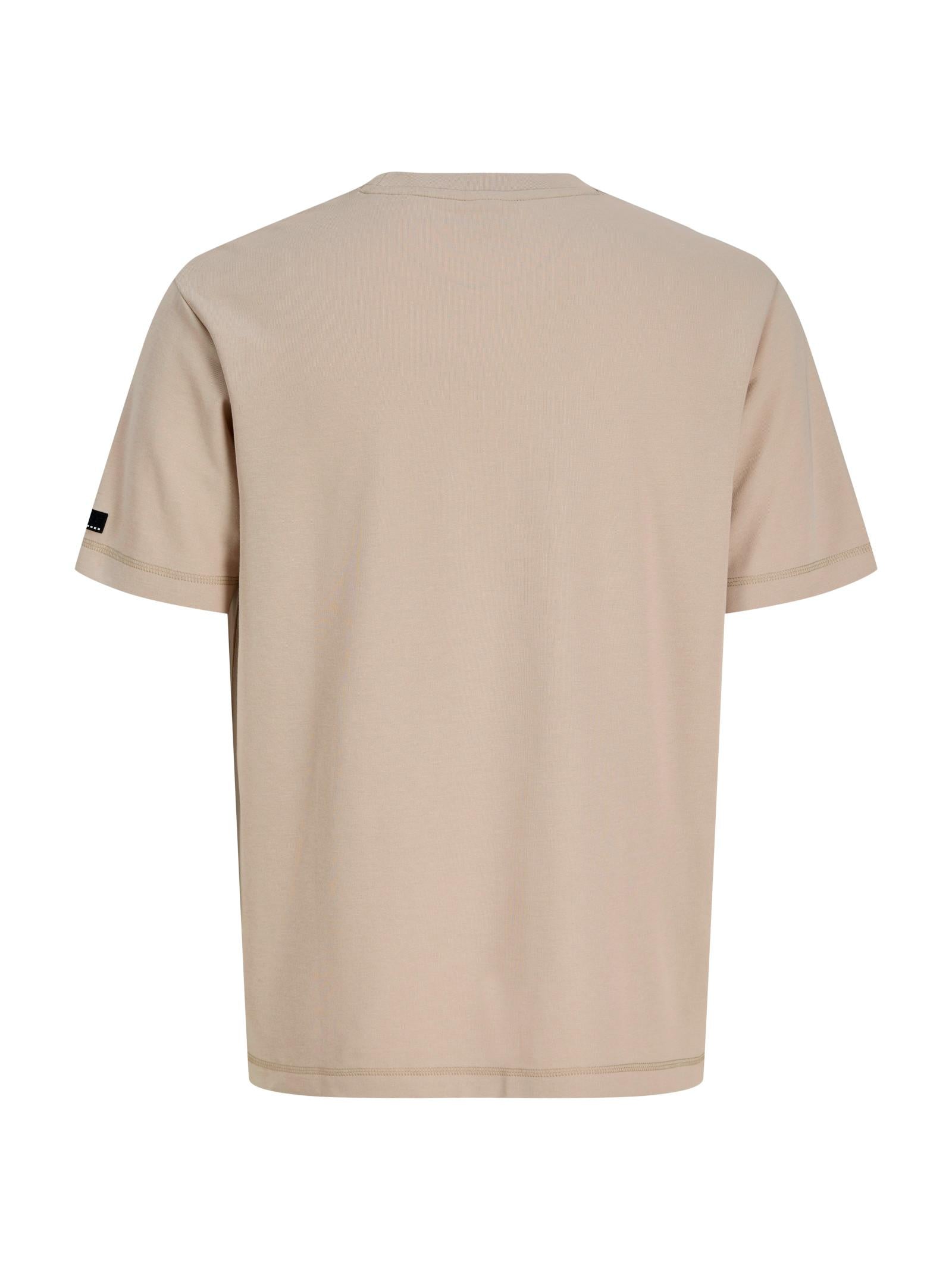 T-shirt Jack & Jones Beige Fusion oversize 12289962 /Pure Cashmere JACK & JONES 