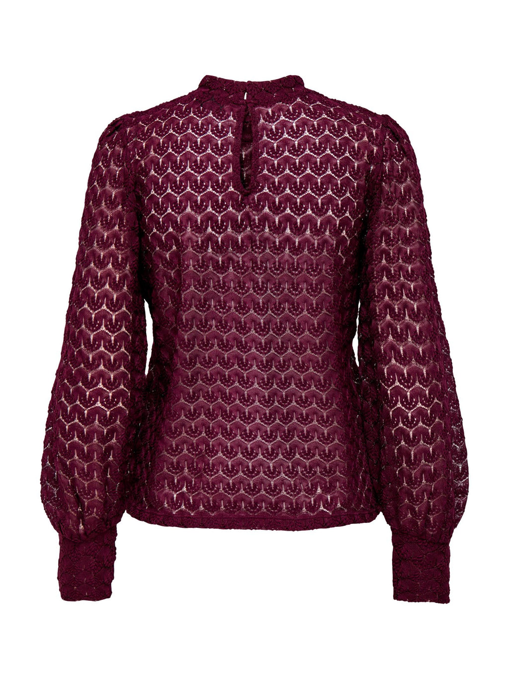 Blusa Jacqueline De Yong Bordeaux Veri girocollo 15268408 /Fig JDY 