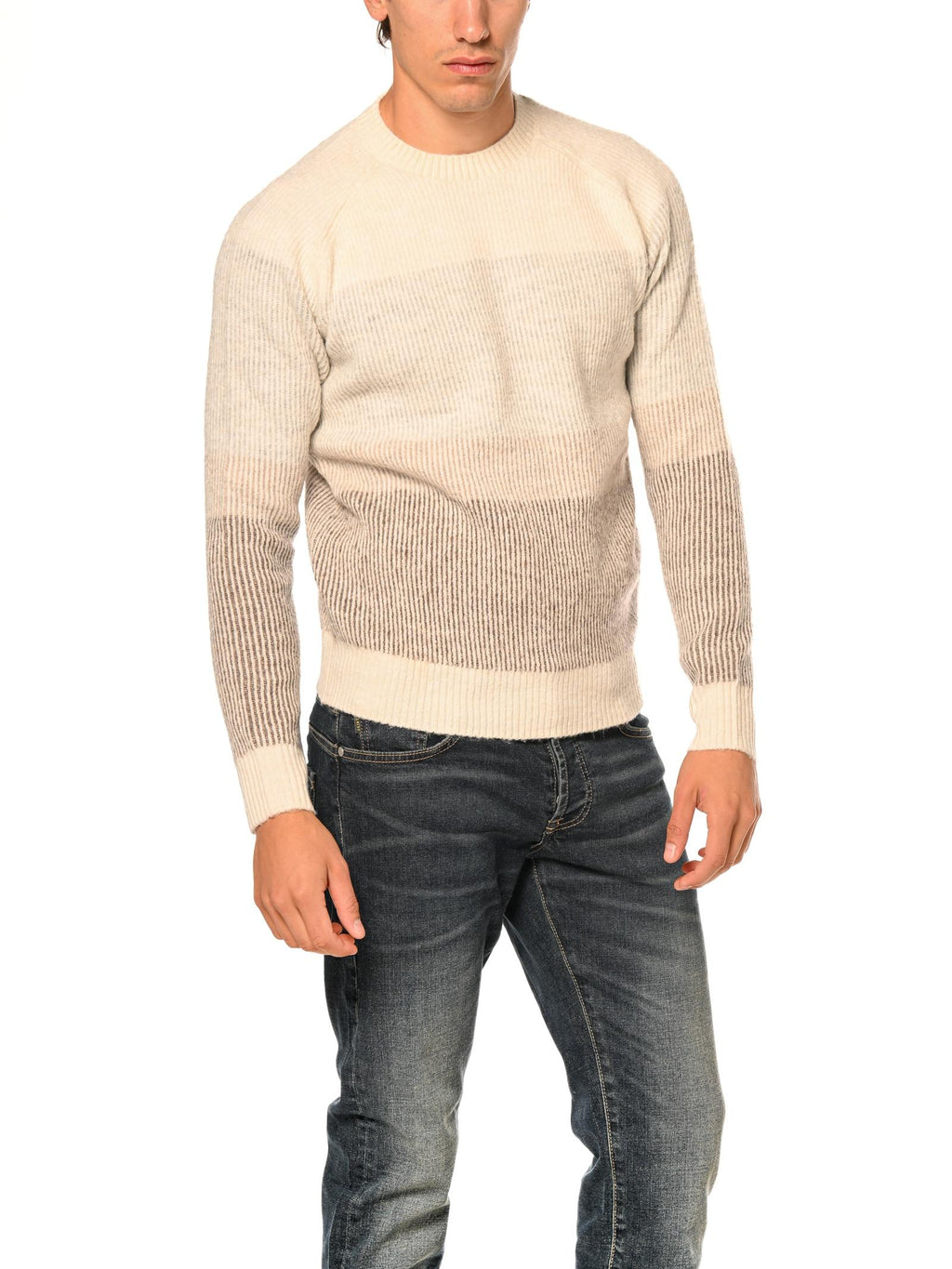 Maglia Seinse Panna a coste fantasia MI3045 PANNA SEINSE 