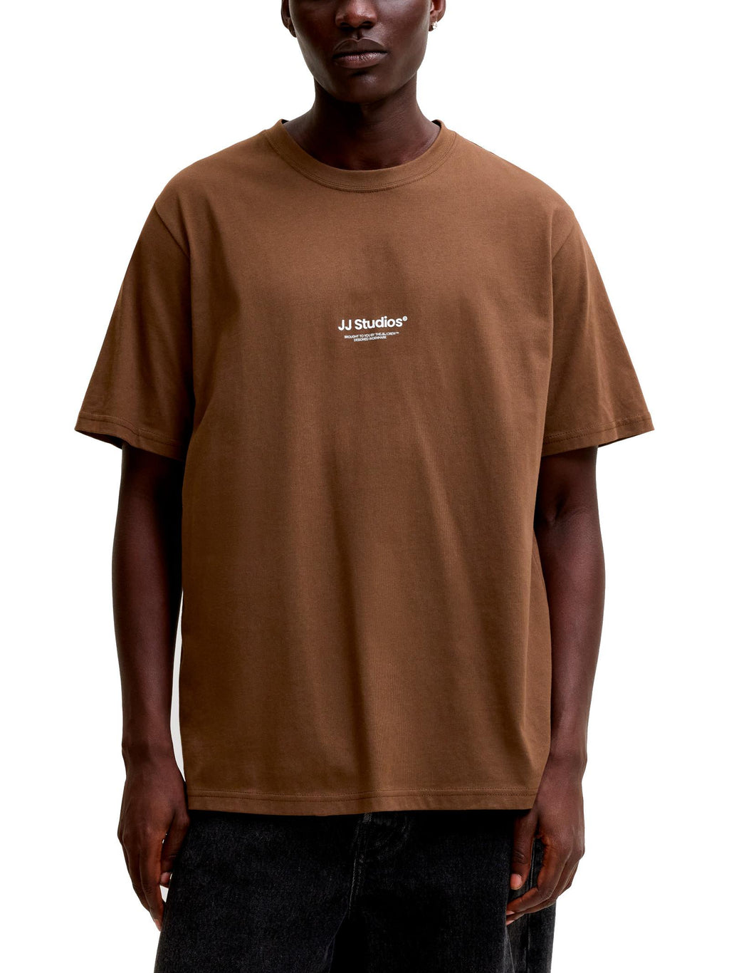 T-shirt Jack & Jones Soho Marrone con logo 12278787 /Cocoa JACK & JONES 