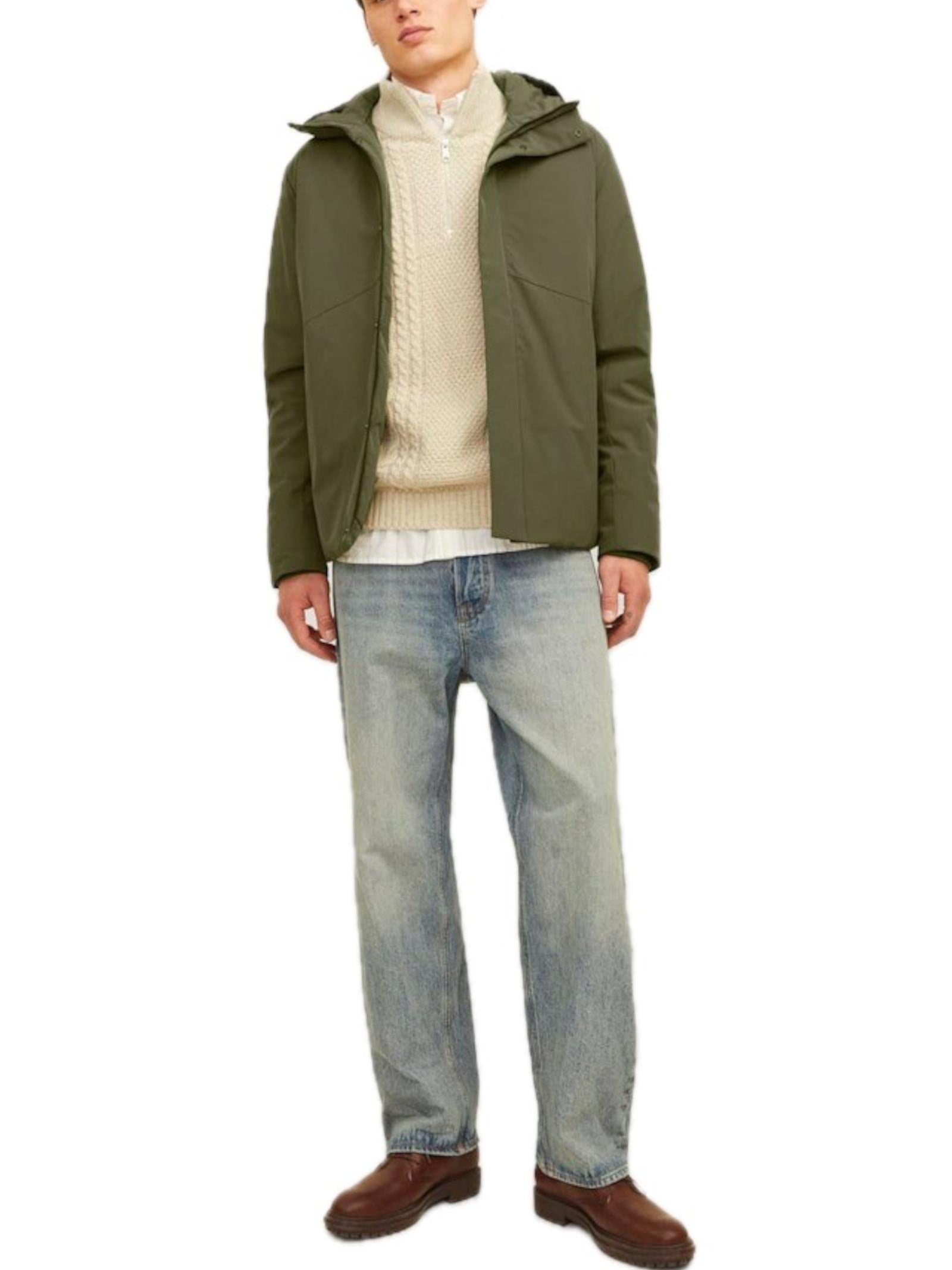 Giubbotto Jack & Jones Verde con cappuccio