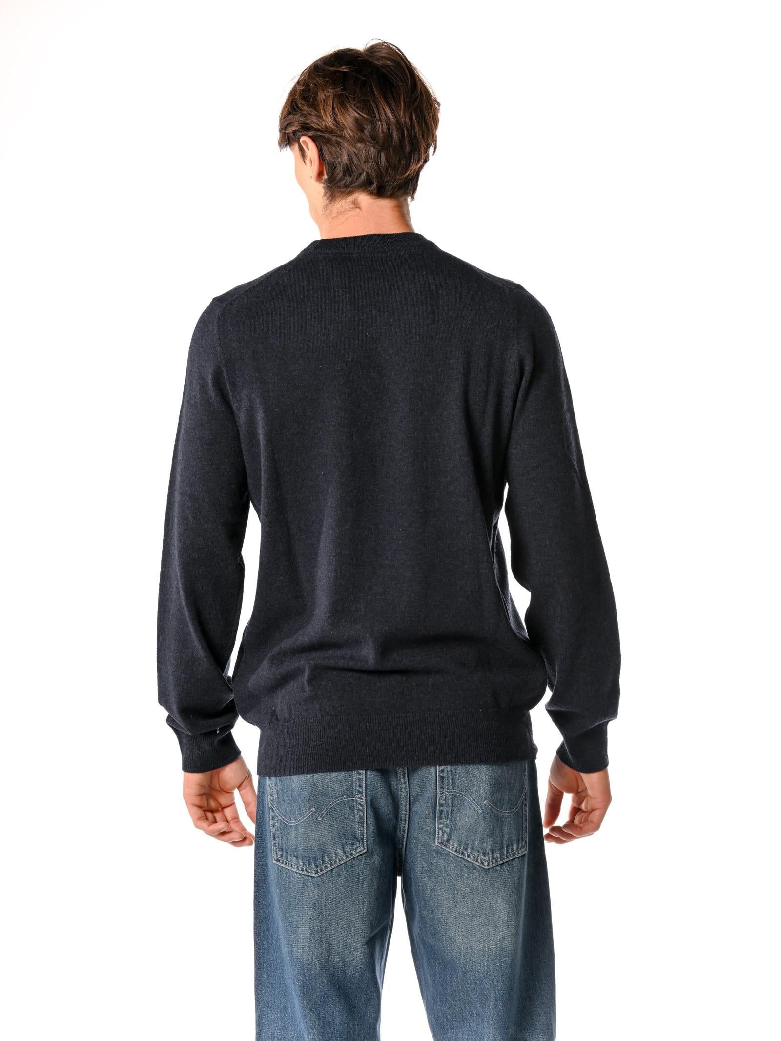 Maglia Lyle & Scott Blu misto lana KN2114VC DARK NAVY LYLE & SCOTT 