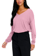 Maglia JDY  Liv Rosa scollo a V 15363546 /Fragrant Lilac JDY 