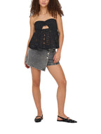 Top Only Nero Aurora a tubo 15344871 /Black ONLY 