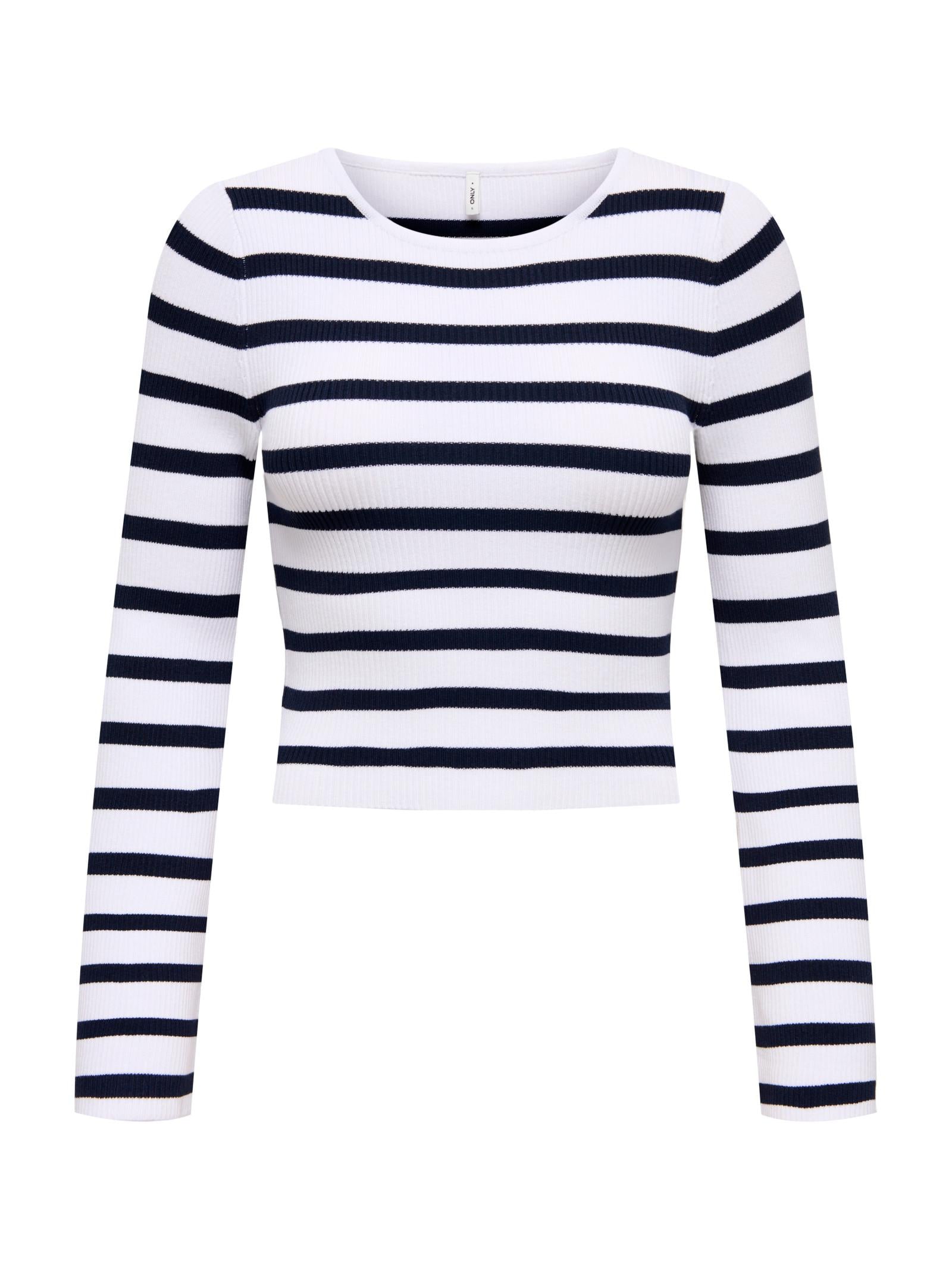 Maglia Only Mist Bianco a righe 15363170 /Bright White ONLY 