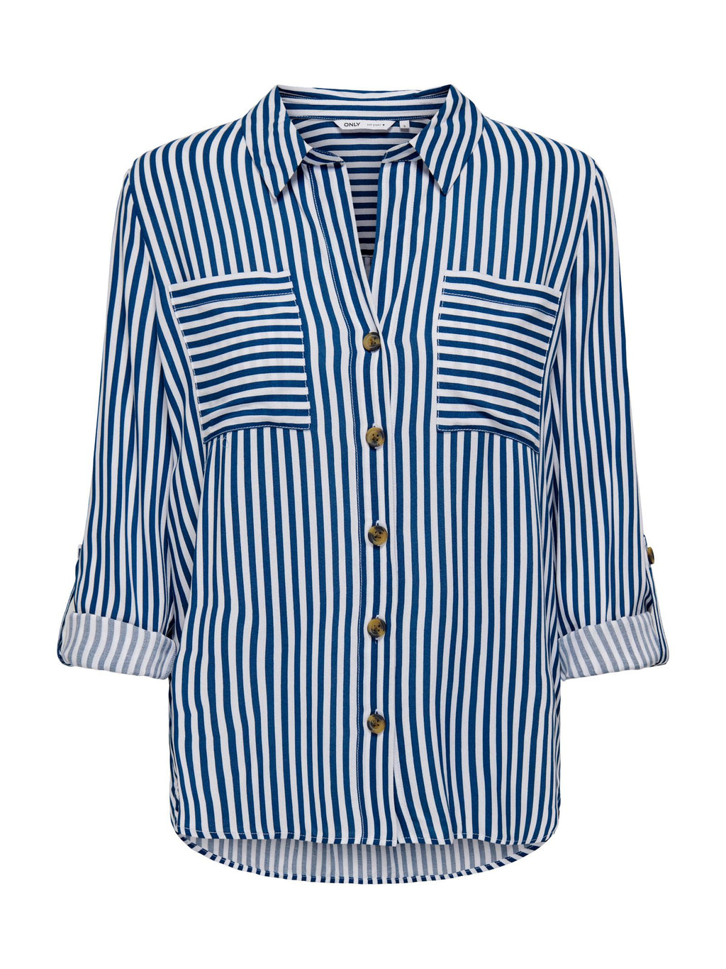 Camicia Only Yasmin Blu con scollo a V 15281677 /Peacoat ONLY 