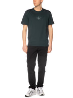 T-shirt Calvin Klein Petrolio Monologo LV04RB866G PZM CALVIN KLEIN 