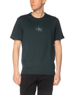 T-shirt Calvin Klein Petrolio Monologo LV04RB866G PZM CALVIN KLEIN 
